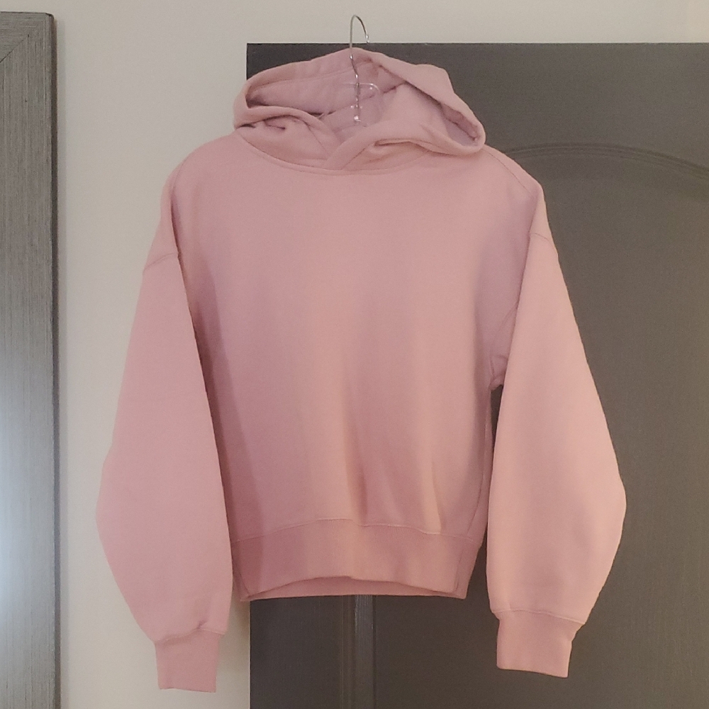 NWT Abercrombie & Fitch Pale MAUVE Women's SUNDAY Hoodie XXS